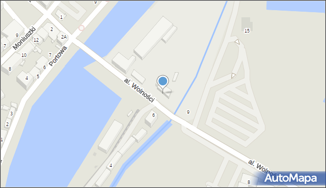 Nowa Sól, Aleja Wolności, 7, mapa Nowa Sól