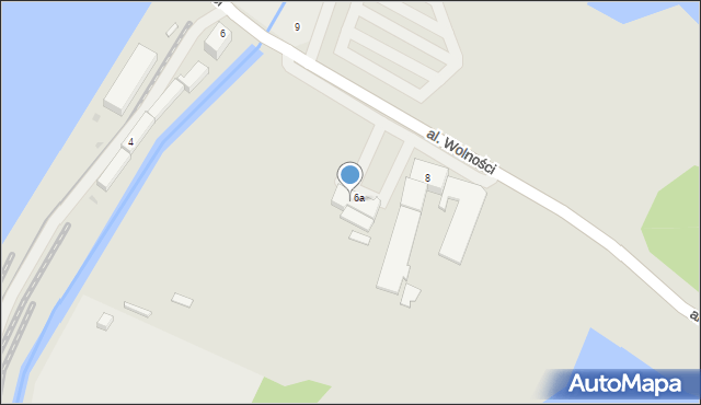 Nowa Sól, Aleja Wolności, 8a, mapa Nowa Sól
