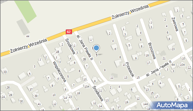 Nowy Dwór Mazowiecki, Aleja Jana Pawła II, 5, mapa Nowy Dwór Mazowiecki