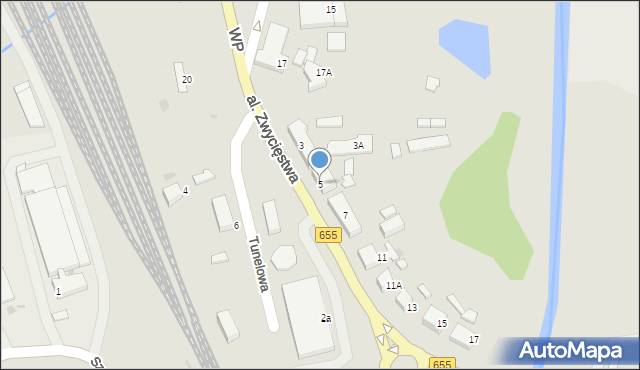 Olecko, Aleja Zwycięstwa, 5, mapa Olecko