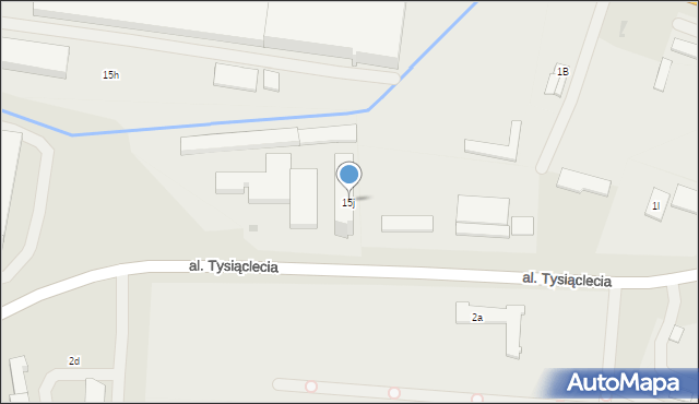 Olkusz, Aleja Tysiąclecia, 15j, mapa Olkusz