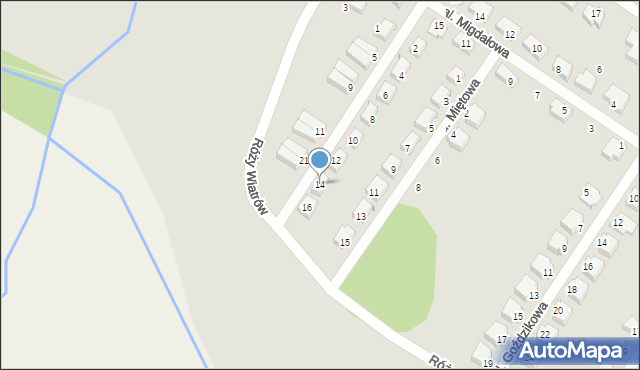 Opole, Aleja Maciejkowa, 14, mapa Opola