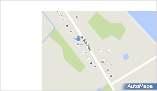 Opole Lubelskie, Aleja 600-lecia, 31, mapa Opole Lubelskie