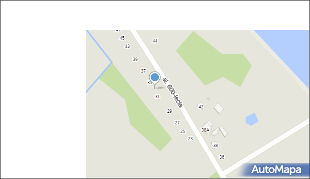 Opole Lubelskie, Aleja 600-lecia, 33, mapa Opole Lubelskie