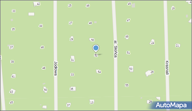 Osiedle Wilga, Aleja Słońca, 52, mapa Osiedle Wilga