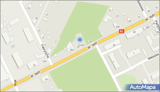 Ostrołęka, Aleja Wojska Polskiego, 27, mapa Ostrołęka