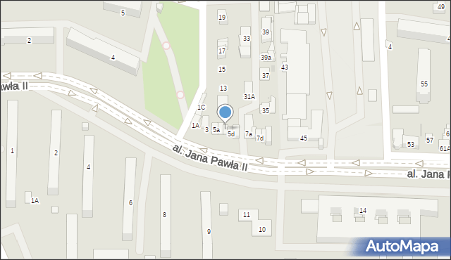 Ostrowiec Świętokrzyski, Aleja Jana Pawła II, 5c, mapa Ostrowiec Świętokrzyski