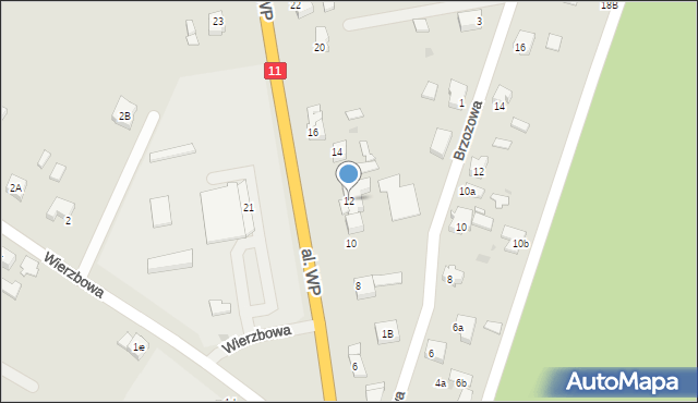 Ostrzeszów, Aleja Wojska Polskiego, 12, mapa Ostrzeszów