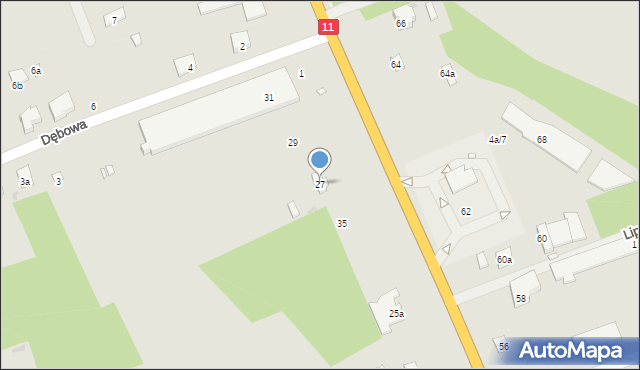 Ostrzeszów, Aleja Wojska Polskiego, 27, mapa Ostrzeszów