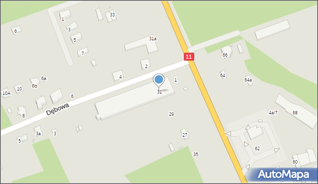 Ostrzeszów, Aleja Wojska Polskiego, 31, mapa Ostrzeszów