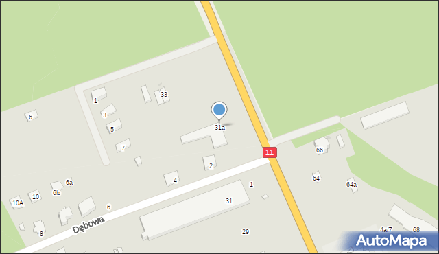 Ostrzeszów, Aleja Wojska Polskiego, 31a, mapa Ostrzeszów