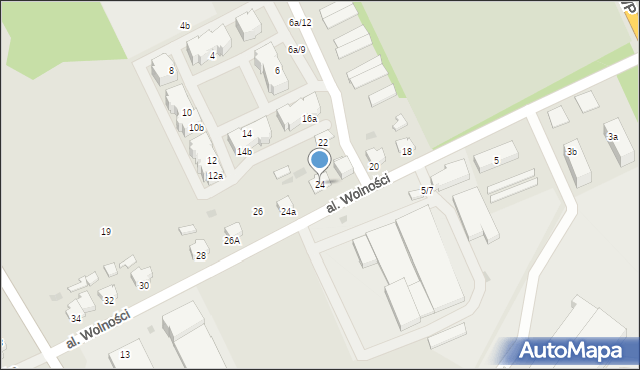 Ostrzeszów, Aleja Wolności, 24, mapa Ostrzeszów