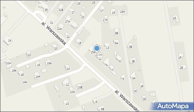 Panieńszczyzna, Aleja Warszawska, 11A, mapa Panieńszczyzna