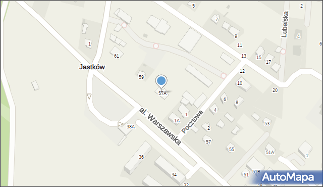 Panieńszczyzna, Aleja Warszawska, 57A, mapa Panieńszczyzna