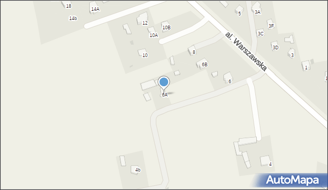 Panieńszczyzna, Aleja Warszawska, 6A, mapa Panieńszczyzna