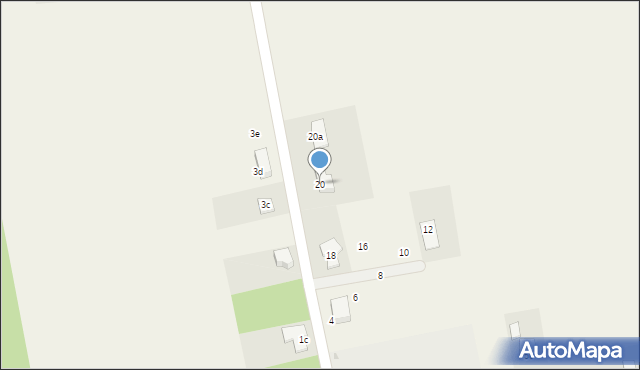 Perlino, Alpejska, 20, mapa Perlino