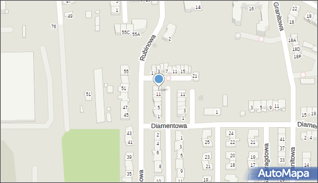 Piaseczno, Alabastrowa, 13, mapa Piaseczno