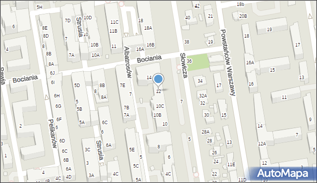 Piaseczno, Albatrosów, 12, mapa Piaseczno