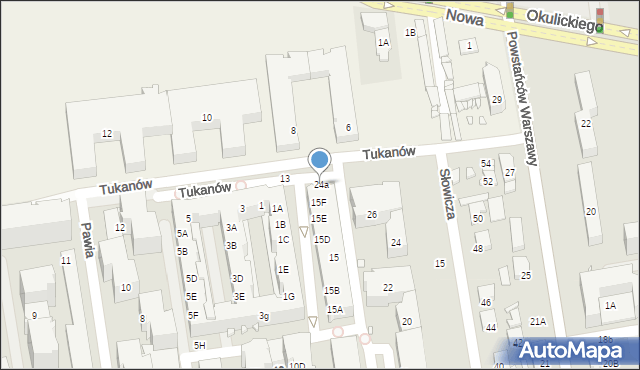 Piaseczno, Albatrosów, 24a, mapa Piaseczno