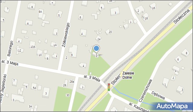 Piaseczno, Aleja 3 Maja, 2, mapa Piaseczno