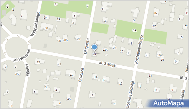 Piaseczno, Aleja 3 Maja, 24, mapa Piaseczno