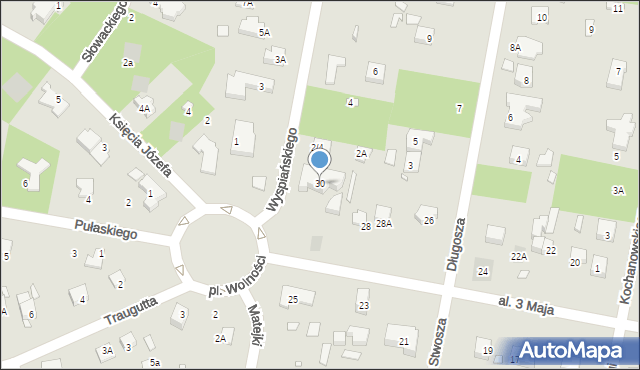 Piaseczno, Aleja 3 Maja, 30, mapa Piaseczno