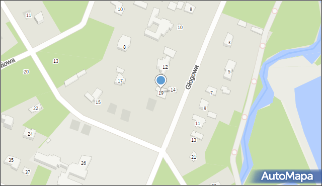 Piaseczno, Aleja Brzóz, 19, mapa Piaseczno