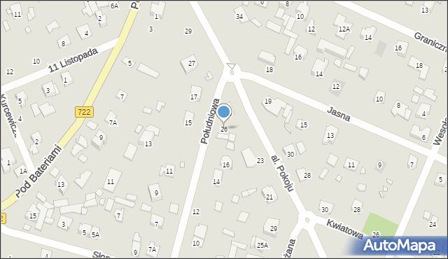 Piaseczno, Aleja Pokoju, 26, mapa Piaseczno