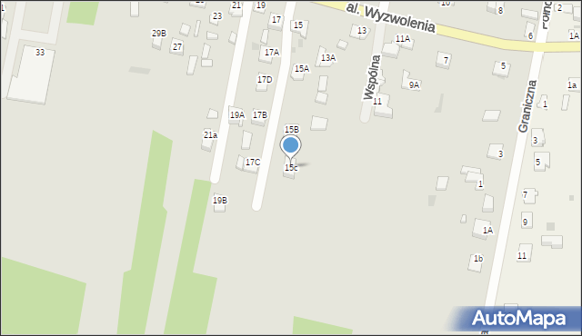 Pilawa, Aleja Wyzwolenia, 15c, mapa Pilawa