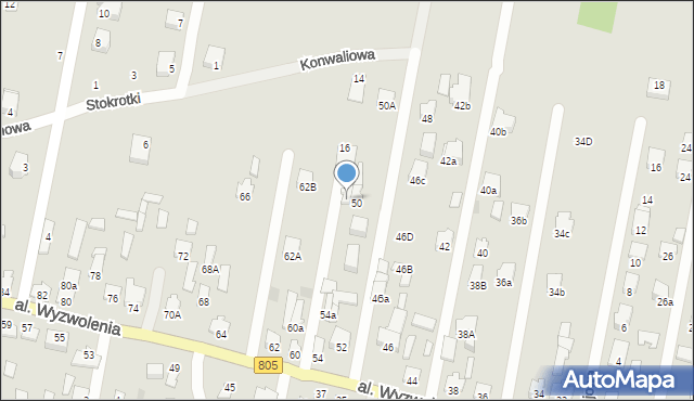 Pilawa, Aleja Wyzwolenia, 56, mapa Pilawa