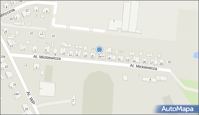 Pleszew, Aleje Mickiewicza Adama, 17, mapa Pleszew