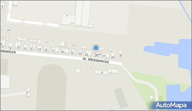 Pleszew, Aleje Mickiewicza Adama, 26, mapa Pleszew