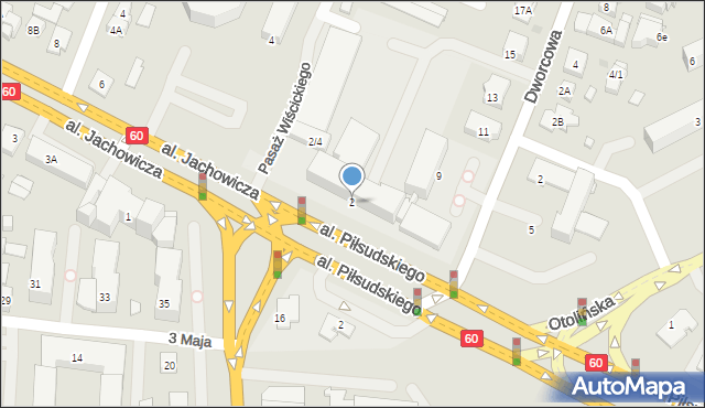Płock, Aleja Jachowicza Stanisława, 2, mapa Płock