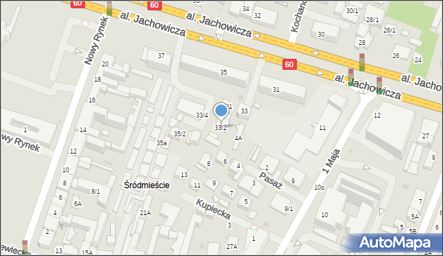 Płock, Aleja Jachowicza Stanisława, 33/2, mapa Płock