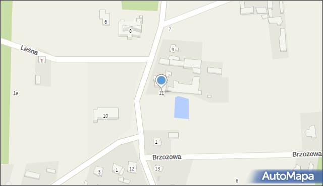 Pokrzywnica, Aleja Jana Pawła II, 11, mapa Pokrzywnica
