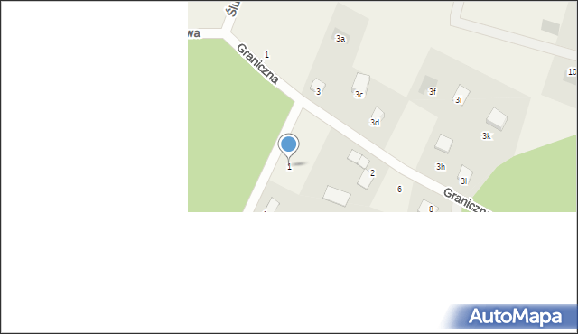 Prądki, Alabastrowa, 1, mapa Prądki