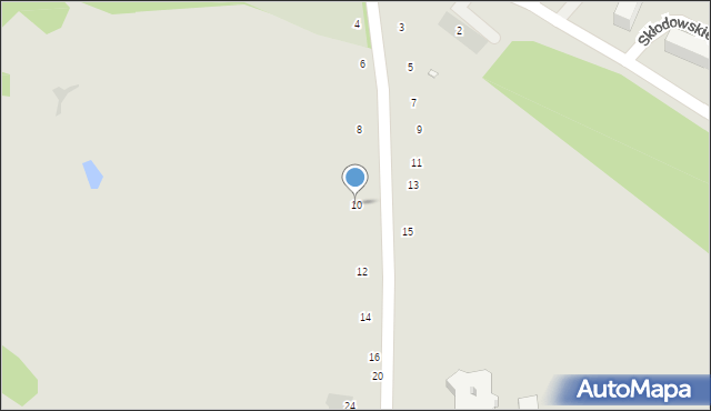 Praszka, Aleja Wyszyńskiego Stefana, ks. kard., 10, mapa Praszka