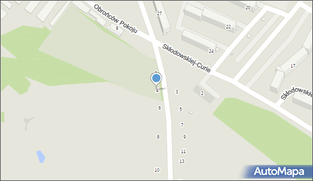 Praszka, Aleja Wyszyńskiego Stefana, ks. kard., 4, mapa Praszka