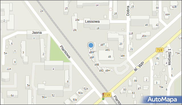Pruszków, Aleja Wojska Polskiego, 48M, mapa Pruszków