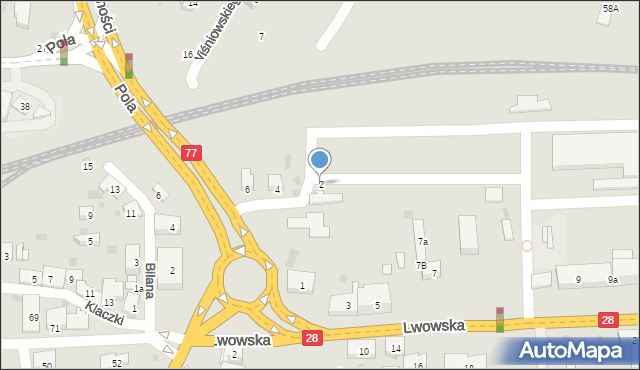 Przemyśl, Aleja Solidarności, 2, mapa Przemyśla