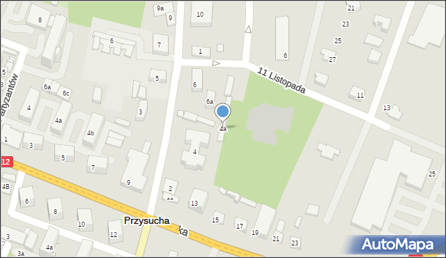 Przysucha, Aleja Jana Pawła II, 4a, mapa Przysucha