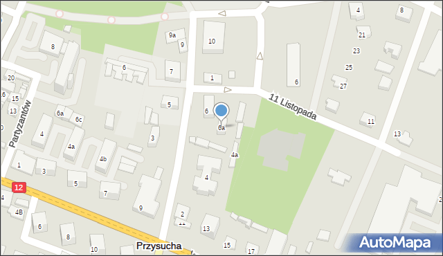 Przysucha, Aleja Jana Pawła II, 6a, mapa Przysucha