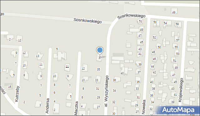 Pułtusk, Aleja Wyszyńskiego Stefana, ks. kard., 37, mapa Pułtusk