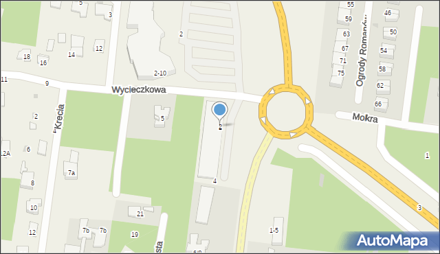 Rąbień, Aleksandrowska, 2, mapa Rąbień