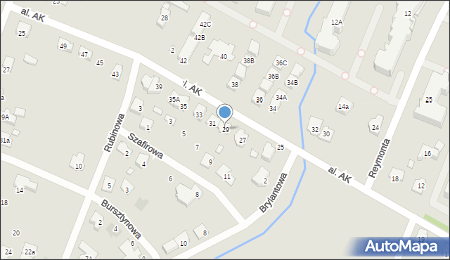 Radzymin, Aleja Armii Krajowej, 29, mapa Radzymin