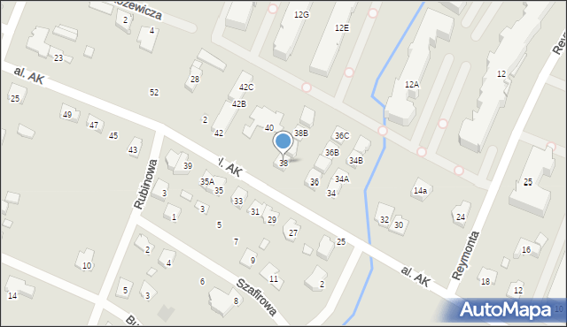 Radzymin, Aleja Armii Krajowej, 38, mapa Radzymin