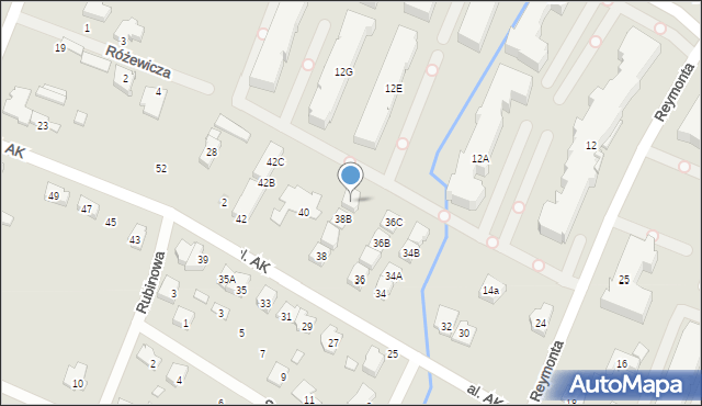Radzymin, Aleja Armii Krajowej, 38C, mapa Radzymin