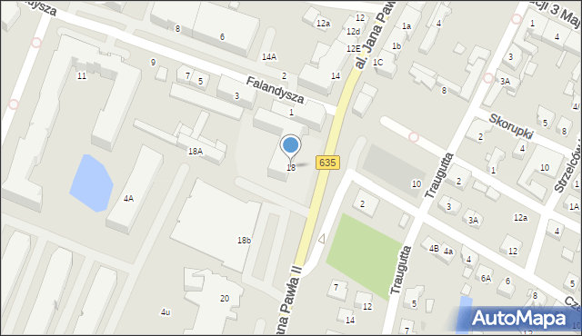 Radzymin, Aleja Jana Pawła II, 18, mapa Radzymin