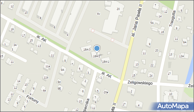 Radzymin, Aleja Jana Pawła II, 18A/2, mapa Radzymin