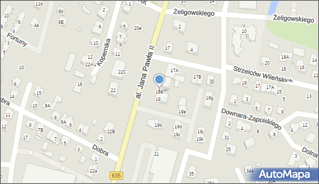 Radzymin, Aleja Jana Pawła II, 19a, mapa Radzymin
